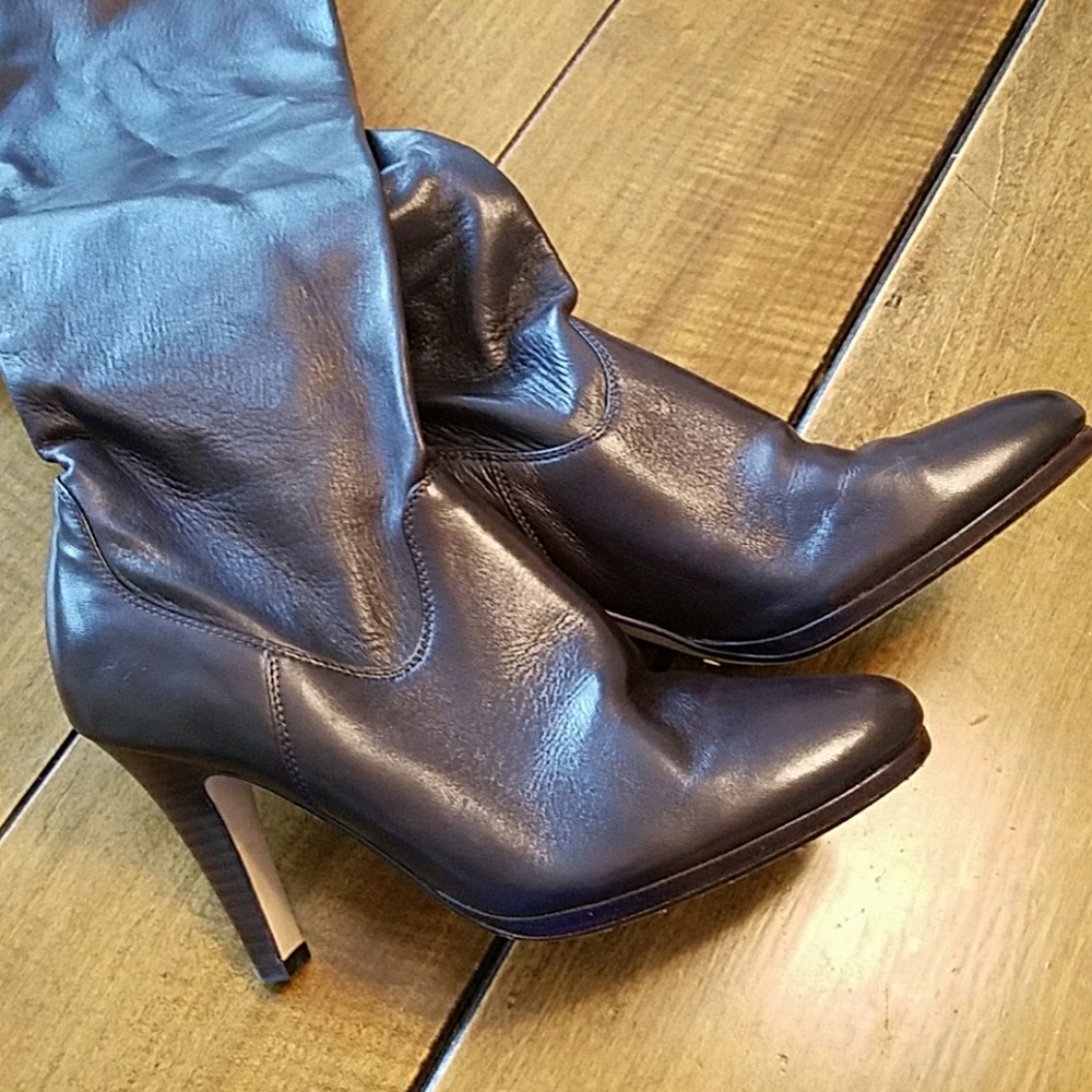 Cole Haan Nike Air Leather Dress Boots 8.5